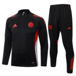 Bayern Munich Training Kit (Sweatshirt+Pants) Black 2025-26