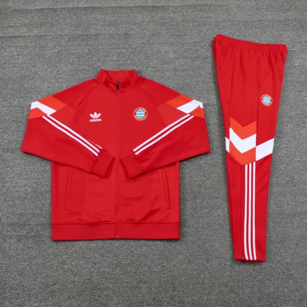 Bayern Munich Training Kit (jacket+Pants) Red 2025-26