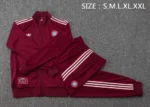 Bayern Munich Training Kit (jacket+Pants) jujube Red 2025-26