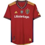 Nelson Palacio Real Salt Lake Autographed Match Used #13 Red Jersev from the 2023 MLS Season Size M-Fanatics Authentic Certified-Soccer