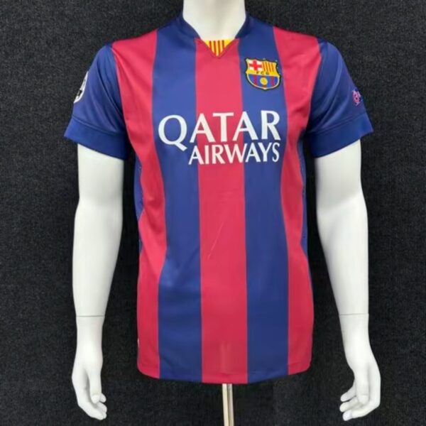 1415 Barcelona Home Jersey Football Top Neyma.R JR 11 Short Sleeves Barca Retro Soccer Jersey