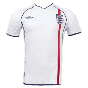 2002 England Home Retro Jersey