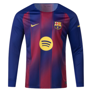 25/26 Barcelona Home Long Sleeve Jersey