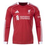 2026 Liverpool Home Long Sleeve Jersey
