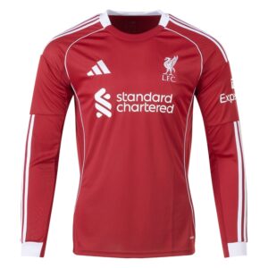 2026 Liverpool Home Long Sleeve Jersey