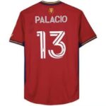 Nelson Palacio Real Salt Lake Autographed Match Used #13 Red Jersev from the 2023 MLS Season Size M-Fanatics Authentic Certified-Soccer