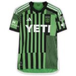 Ethan Finlay Austin FC Autographed Match-Used #13Green Jersey from the 2024 MLS Season -Size SFanatics Authentic Certified-Soccer Memorabilia