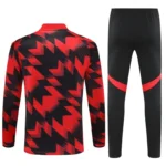 Manchester United Pre-Match Training kit(Sweatshirt+Pants)Red 2025-26