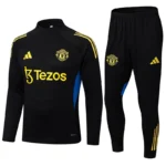 Manchester United Training Kit (sweatshirt+Pants) Black 2025-26