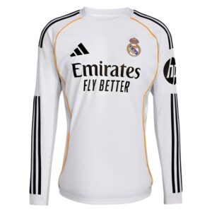 25/26 Real Madrid Home Long Sleeve Jersey