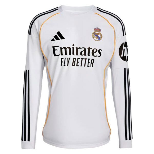 25/26 Real Madrid Home Long Sleeve Jersey