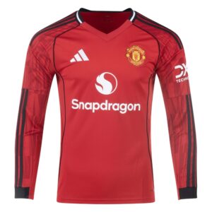 25/26 Manchester United Home Long Sleeve Jersey
