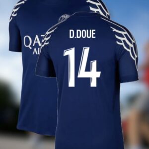 (Full Print Logo Two Sides) 2024-2025 (D.Doue 14)Sport Fan Outfit, Gift For Him