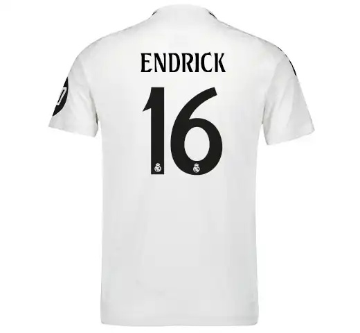 2425 Men's fan home jersey - White ENDRICK No.16