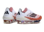 Adidas F50+ Lightstrike Pro Laceless FG Firm Ground Soccer Cleats - White/Leopar