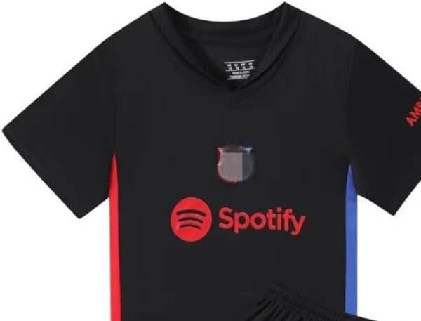 Black Soccer Jersey Lamine Yamal 19 Player Version Slim Fit