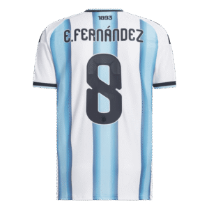 Enzo Fernandes 2026 Argentina Home Jersey