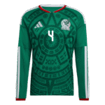 Edson Alvarez 2026 Mexico Long Sleeve Home Jersey