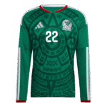Hirving Lozano 2026 Mexico Long Sleeve Home Jersey