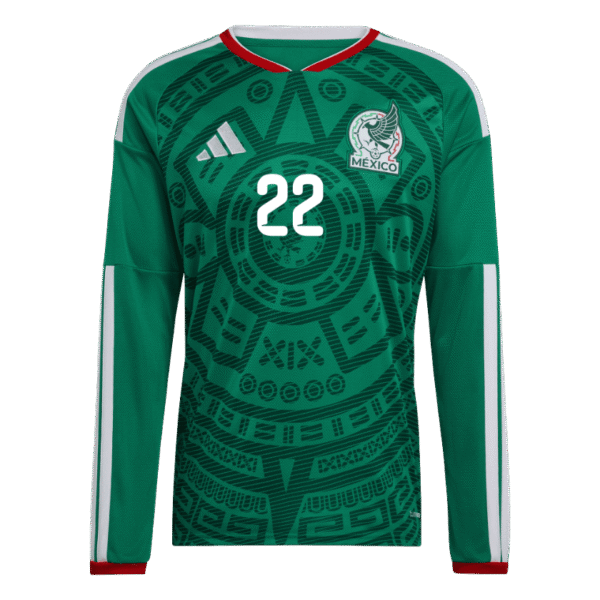 Hirving Lozano 2026 Mexico Long Sleeve Home Jersey