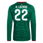 Hirving Lozano 2026 Mexico Long Sleeve Home Jersey