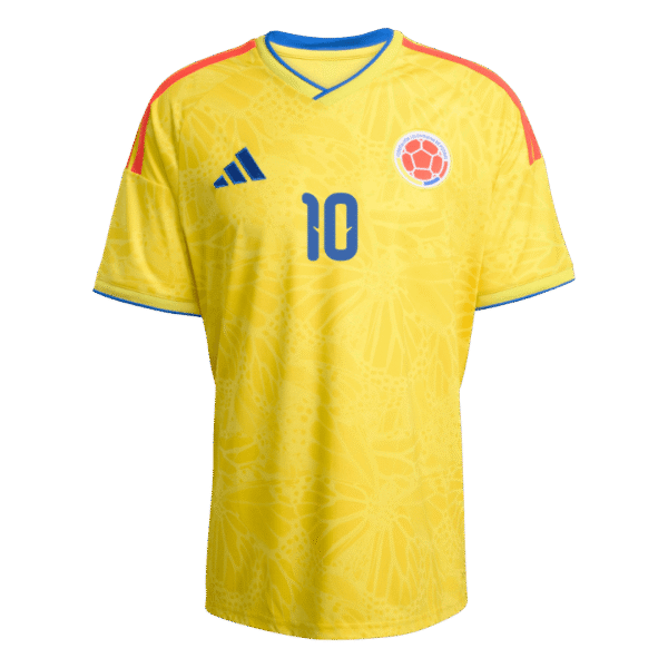 James Rodriguez 2026 Colombia Home Jersey