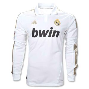 11/12 Real Madrid Long Sleeve Home Retro Jersey