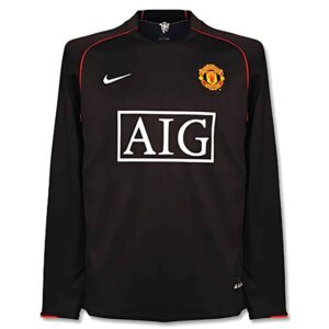 07/08 Man U Long Sleeve Away Retro Jersey