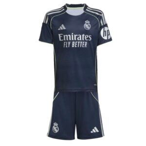 25/26 Kids Real Madrid Away Kit