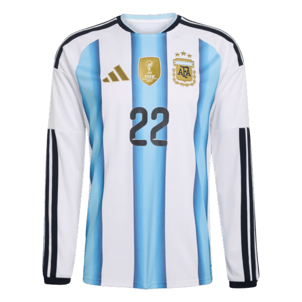 Lautaro Martinez 2026 Argentina Long Sleeve Home Jersey