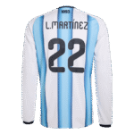 Lautaro Martinez 2026 Argentina Long Sleeve Home Jersey