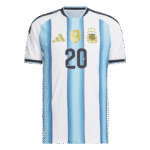 Alexis Mac Allister 2026 Argentina Home Jersey