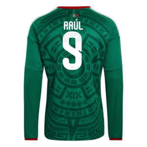 Raul Jimenez 2026 Mexico Long Sleeve Home Jersey