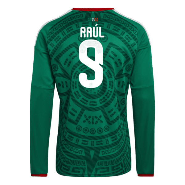 Raul Jimenez 2026 Mexico Long Sleeve Home Jersey
