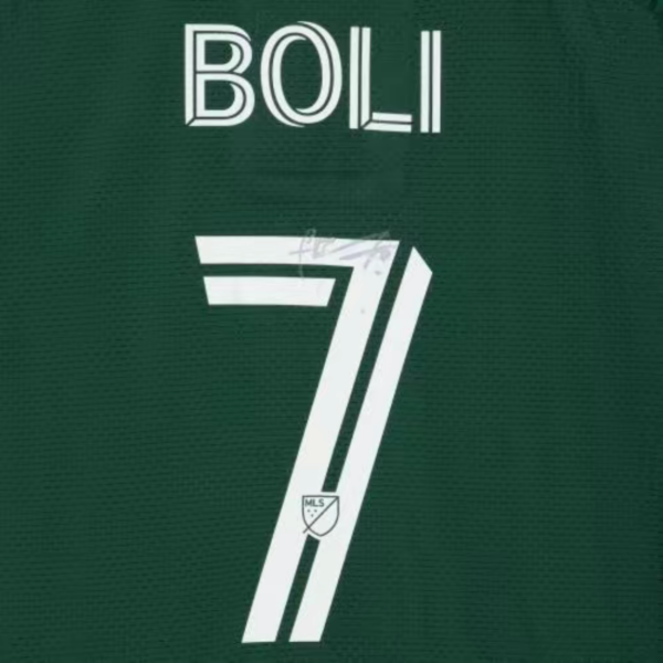 Franck Boli Portland Timbers Autographed Match Used 7 Green Jersey from the 2023 MLS Season Size M Fanatics Authentic Certified Soccer Memorabilia