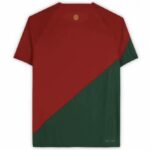 Bruno Fernandes Portugal National Team Autographed 2022-23 Home Jersey-Front Signed-Fanatics Authentic Certified-Soccer Memorabilia