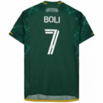 Franck Boli Portland Timbers Autographed Match Used 7 Green Jersey from the 2023 MLS Season Size M Fanatics Authentic Certified Soccer Memorabilia