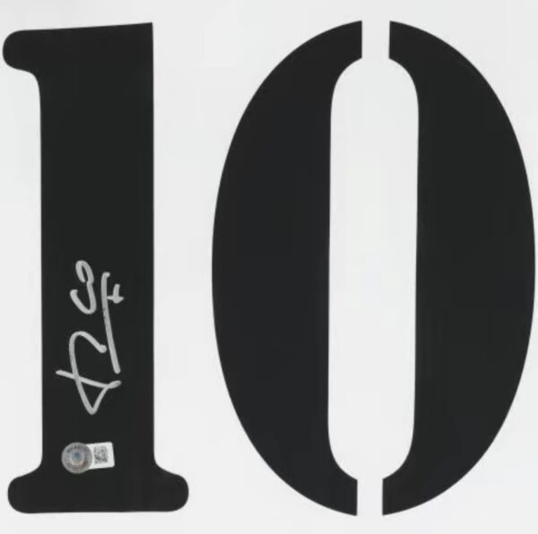 Luis Figo Real Madrid Autographed 2024-25 White Home Adidas versev-BAS-Fanatics Authentic Certified-Soccer Memorabilia