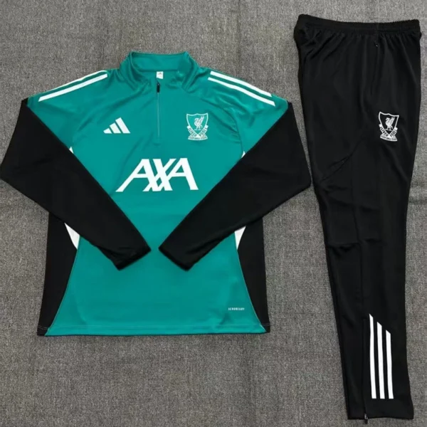 Liverpool Training Kit (sweatshirt+Pants) Green 2025-26
