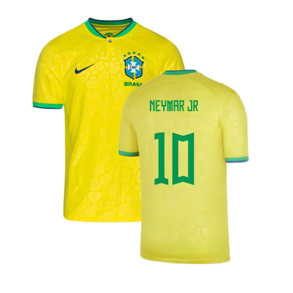 Brazil 2021 Copa America Home Player Version No. 10 Neymar Jersey