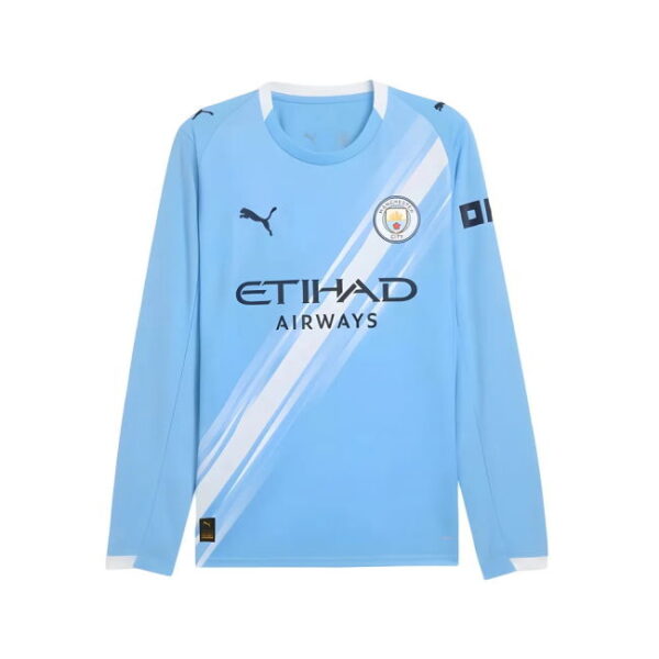 25/26 Manchester City Home Long Sleeve Jersey