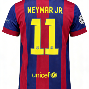 1415 Barcelona Home Jersey Football Top Neyma.R JR 11 Short Sleeves Barca Retro Soccer Jersey