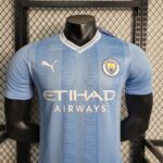 Manchester City 2023-2024 Home Shirt Player Edition