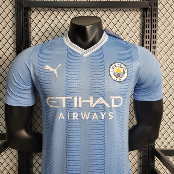  Manchester City 2023-2024 Home Shirt Player Edition