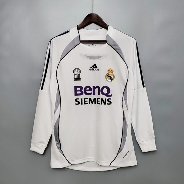 Real Madrid 2006-2007 home long-sleeved shirt