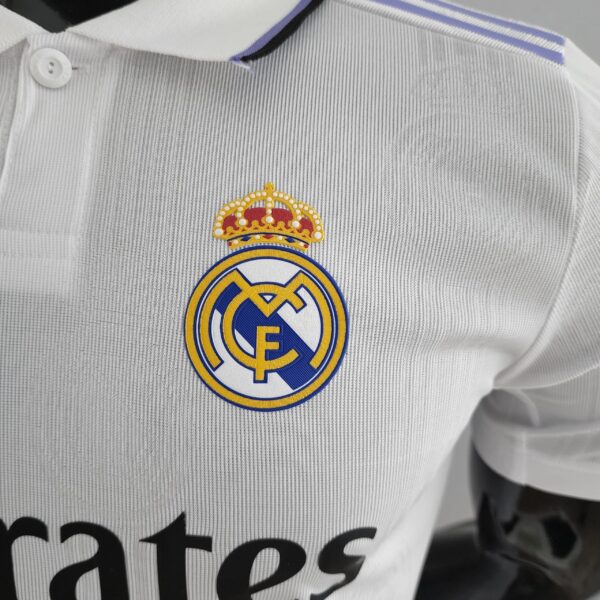 Real Madrid home shirts for the 2022 - 2023 season