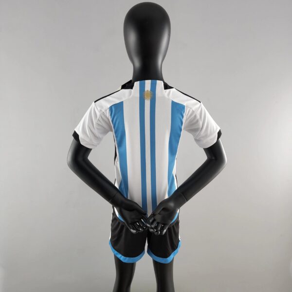 Argentina Men's Football Team 2022 Season Home Shirt (Children's Version)