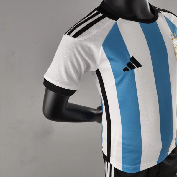 Argentina Men's Football Team 2022 Season Home Shirt (Children's Version)