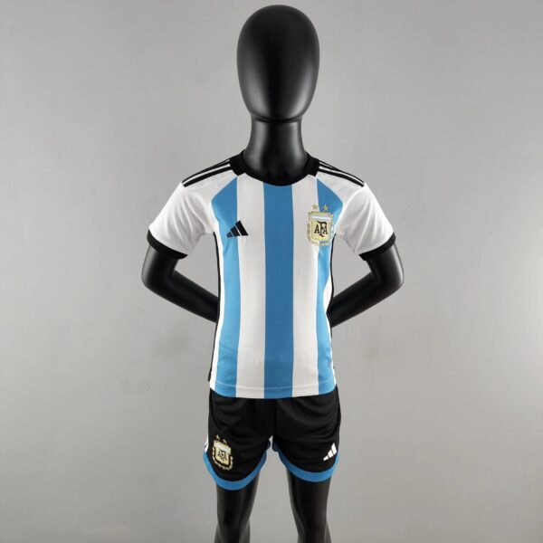 Argentina Men's Football Team 2022 Season Home Shirt (Children's Version)